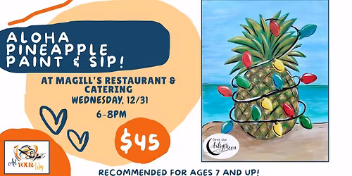 Aloha Pineapple Paint & Sip!