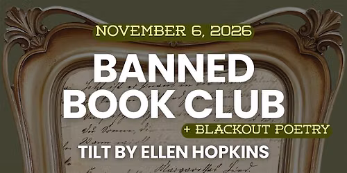 November Banned Book Club + Blackout Poetry