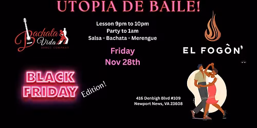 Utopia de Baile Viernes! (11\/28\/25)