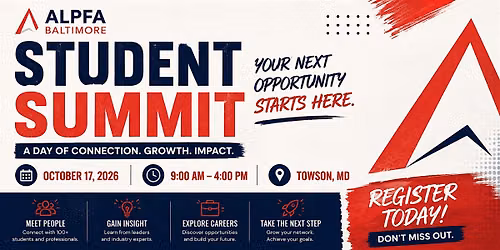 ALPFA Baltimore Student Summit 2026