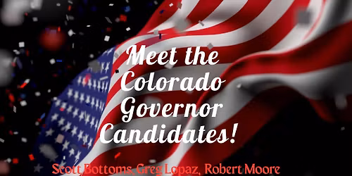 Colorado Governor Candidates Speaking in Castle Rock