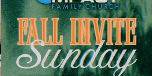 Fall Invite Sunday!