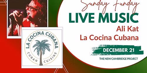 Live Music by Ali Kat +  La Cocina Cubana