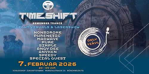 TimeShift - Remember Trance only Vinyl