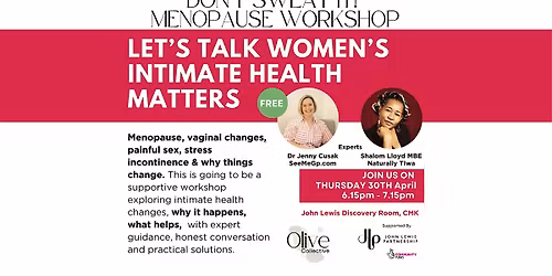 Don\u2019t Sweat It! Let\u2019s Talk Women\u2019s Intimate Health Matters