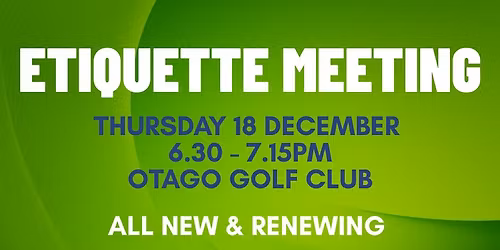 Futures Members Etiquette Meeting