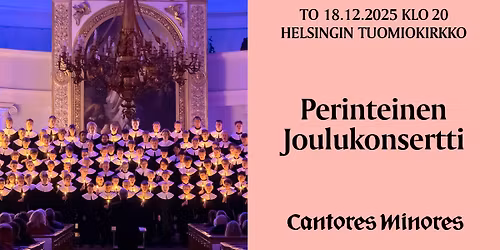 Cantores Minores - PERINTEINEN JOULUKONSERTTI 2\/4