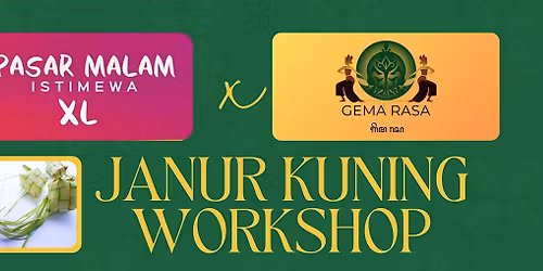 Janur Kuning Workshop tijdens Pasar Malam Istimewa XL