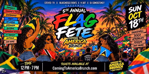 COMING TO AMERICA BRUNCH: "FLAG FETE" EDITION
