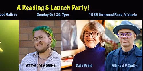 Writers Reading & Launch Party in Victoria!