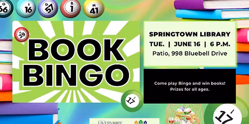 Book Bingo at Springtown Library