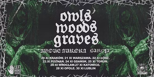 Owls Woods Graves, Above Aurora, Garota - 22 XI \u0141\u00f3d\u017a