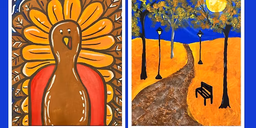 Thanksgiving Paint \u2018n Sip at Crave Pizza Pasta Pub \ud83e\udd83
