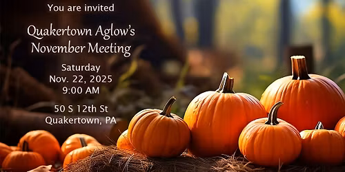 Quakertown Aglow's November Meeting