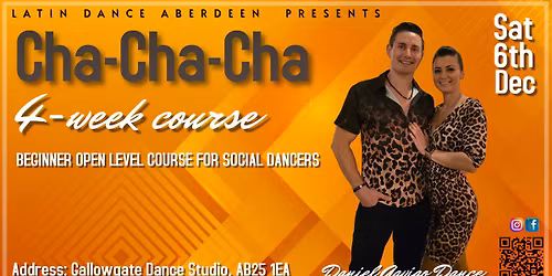 Cha-Cha-Cha Beginner Course for Social Dancers.