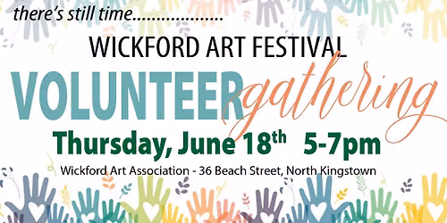 Wickford Art Festival Volunteer Gathering