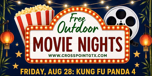Aug. Outdoor Movie Night - Kung Fu Panda 4 (FREE)