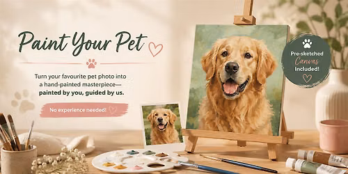 Paint Your Pet Workshop | Create a Hand-Painted Portrait of Your Pet