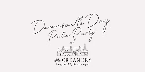 Patio Party and Rich Schroeder at The Creamery on Downsville Day!
