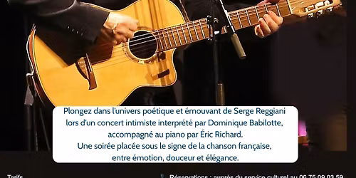 Dominique Babilotte chante Reggiani