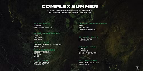 Complex Summer with Asphere \/ Granular Heat \/ Am\u00e9li