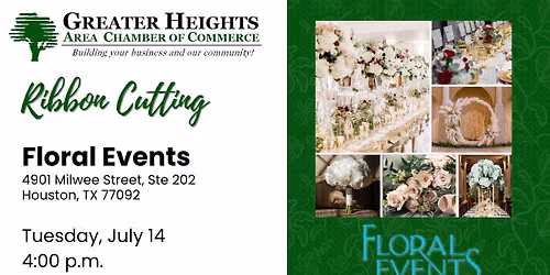 Ribbon Cutting for Floral Events