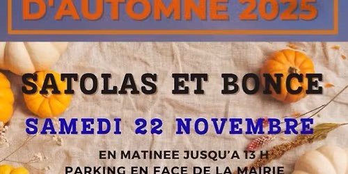 March\u00e9 d\u2019automne et Beaujolais nouveau