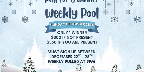 Pull For A Winner - Weekly Pool