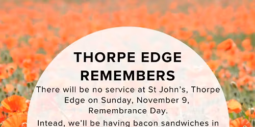 Remembrance breakfast