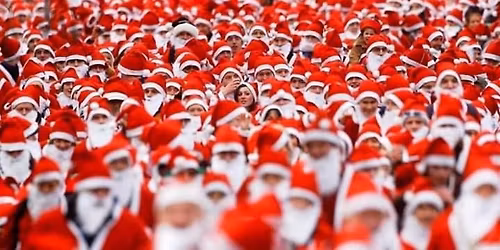 Portrush parkrun Santa Run