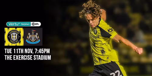 Harrogate Town vs Newcastle United U21s - Vertu Trophy