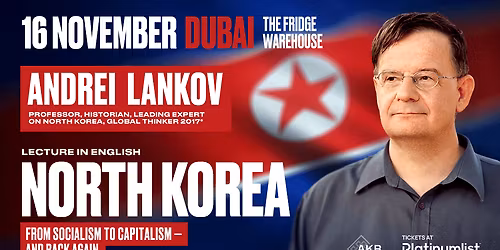 Andrei Lankov with the lecture \u201cNorth Korea: From Socialism to Capitalism \u2014 and a Little Bit Back\u201d