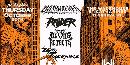 Devil's Night with Duskwalker at Warehouse Concert Hall