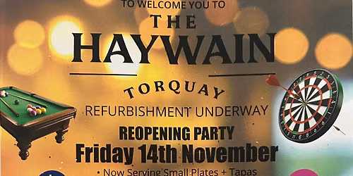 The Haywain Re-opening Party 