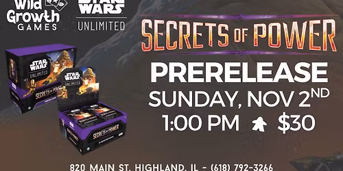 SWU: Secrets of Power Prerelease