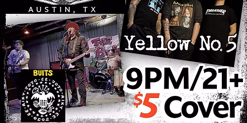 Wednesday April 8 The Panic Office, Yellow No. 5, The Buits