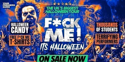 F*CK ME It's Halloween | Birmingham Freshers 2026
