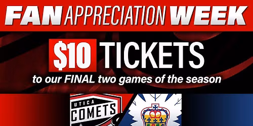 Utica Comets at Syracuse Crunch at Oncenter - Upstate Medical University Arena