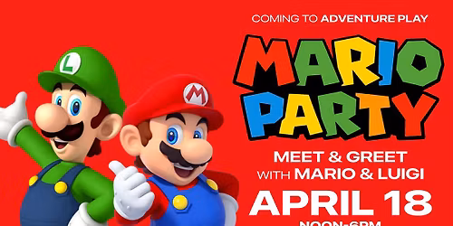 Meet Mario & Luigi at Adventure Play