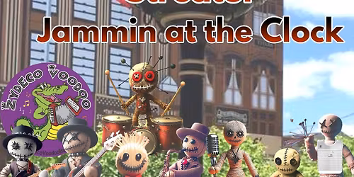 Zydeco Voodoo performs at the Streator Illinois Jammin at the Clock Concert Series!
