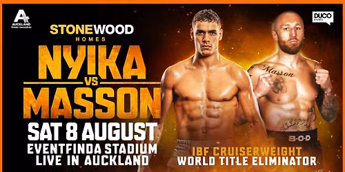 Stonewood Homes presents David Nyika vs Floyd Masson