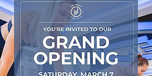 Grand Opening Event - JETSET Pilates Sugar House