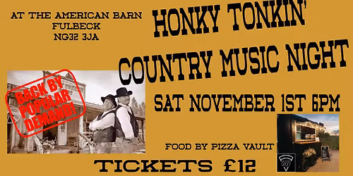 Honky Tonkin' Country Music Night