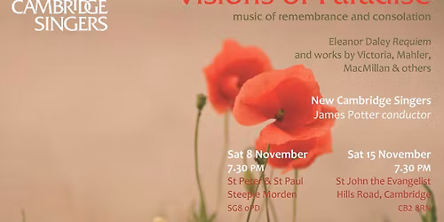 Visions of Paradise: NCS Autumn Concert || Cambridge