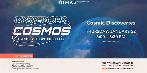 IMAS Mysterious Cosmos: Cosmic Discoveries