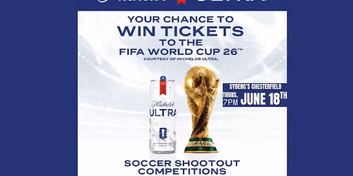 FIFA World Cup Soccer shootout competition at Syberg's Chesterfield!