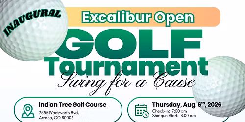 Inaugural Excalibur Open Charity Golf Tournament 