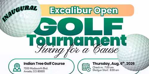 Inaugural Excalibur Open Charity Golf Tournament 