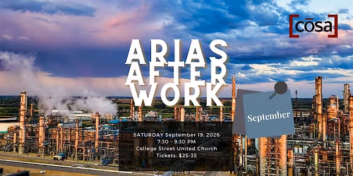 Arias After Work! September