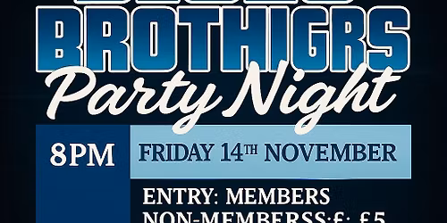 Blues Brothers Tribute Night \ud83d\ude01 All Welcome 